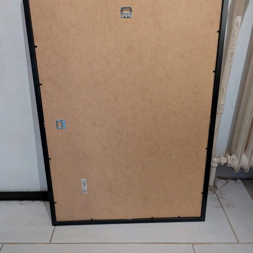 Puzzle frame with pasta and spices like new