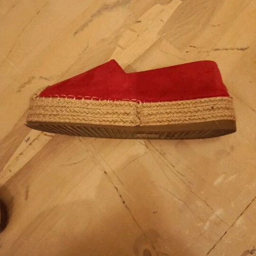 Fuchsia espadrilles used, size 38