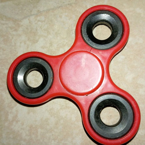 Fidget spinners heavy red set of 11 pieces