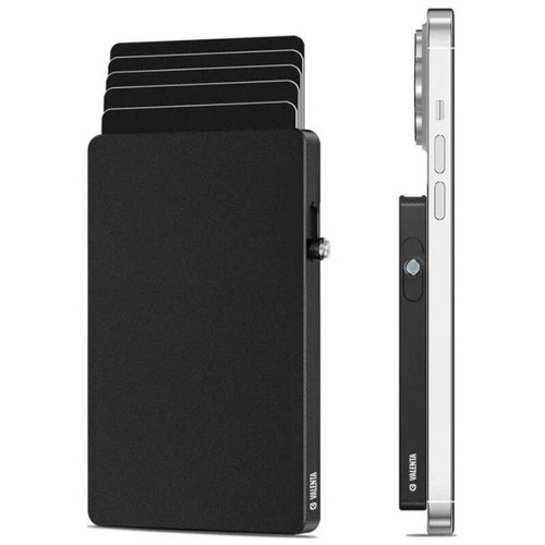Valenta Aluminum Card Holder Black new with RFID protection
