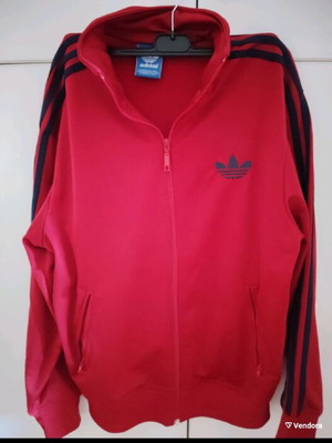 Adidas Ανδρική Ζακέτα Καινούργια, Κόκκινη, Μέγεθος M
