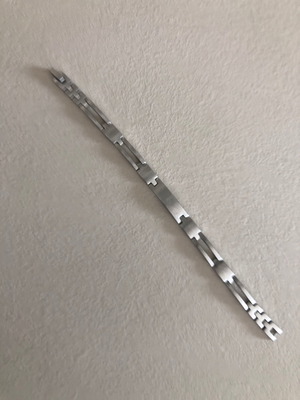 Steel bracelet used, almost unworn