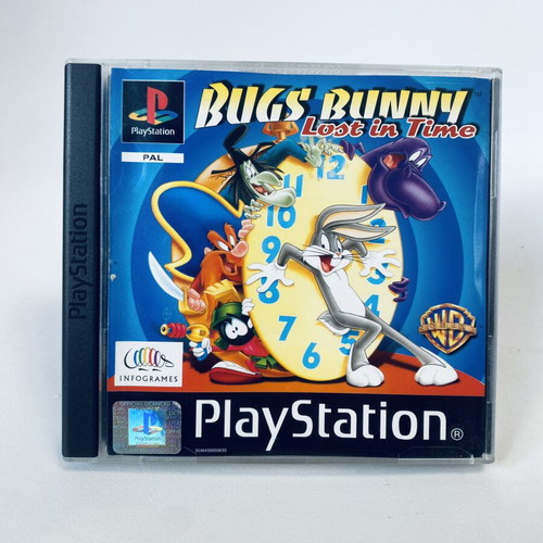 Bugs Bunny Lost in Time PlayStation 1 PS1 game like new, complete English