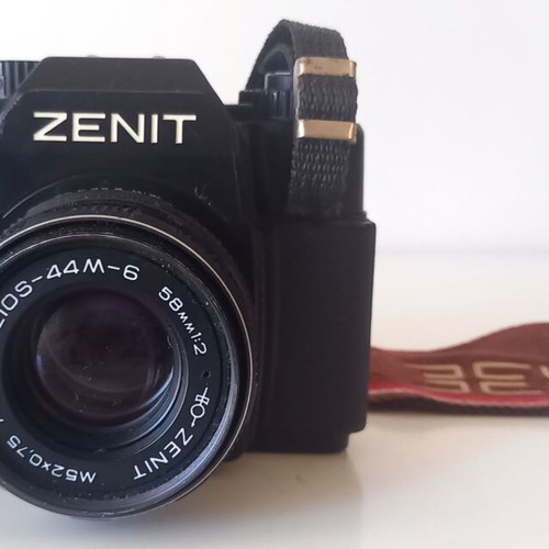 Zenit 122 camera used, Russian origin, 1990