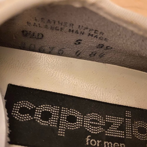 Capezio men's white leather shoes like new, size 42.5