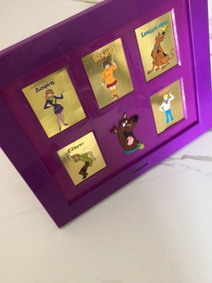 Κορνίζα Scooby-Doo μεταχειρισμένη της Deagostini με κάρτες