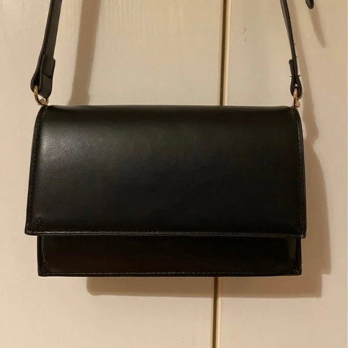 Zara black crossbody shoulder bag