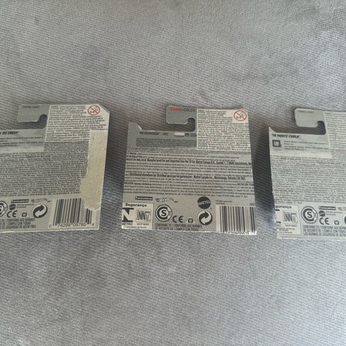 Hot Wheels lot of three cars like new - Chevy, Hemi Barracuda, Monte Carlo