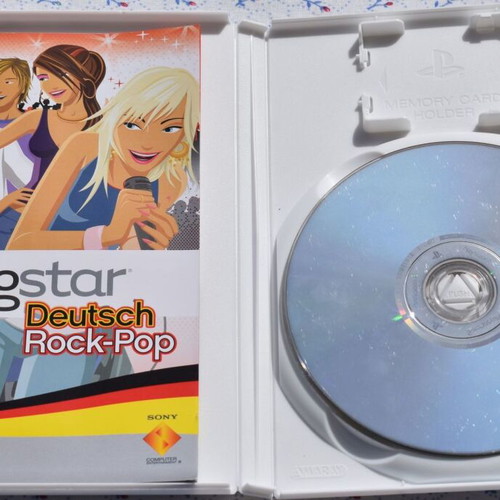 Singstar Deutsch Rock-Pop PS2 used karaoke game