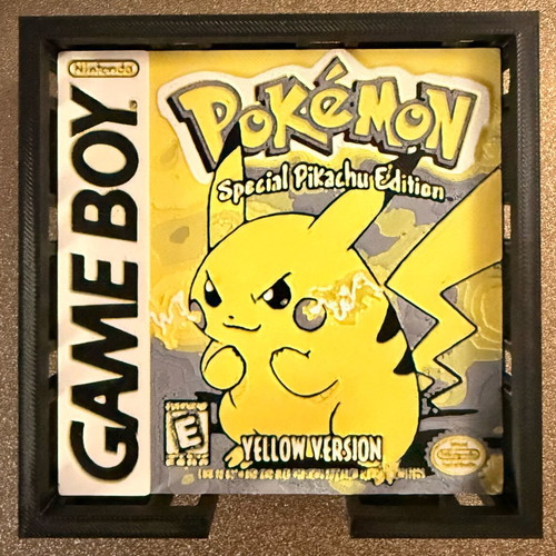 Pokémon square coasters 3d printed, new, gameboy cartridges