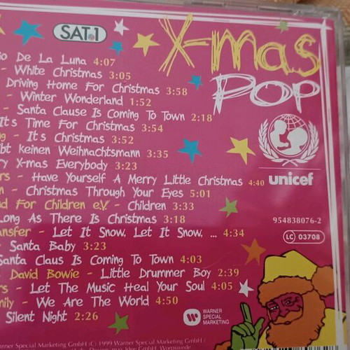 Unicef Christmas Songs CD used, xmas pop
