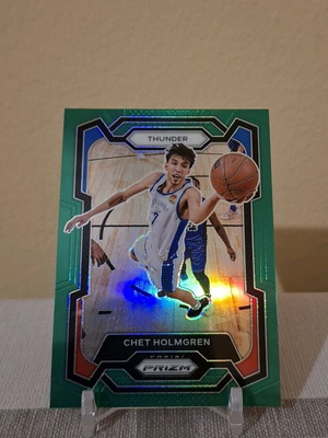 Κάρτα Chet Holgrem NBA Prizm πράσινη σαν καινούργιο