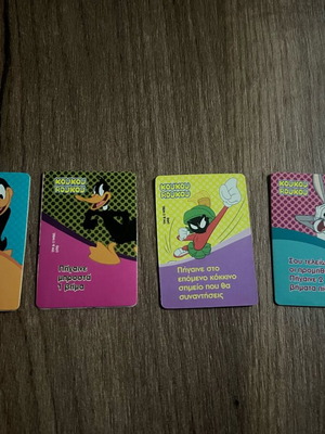 Koukou Roukou cards used, pack of 4 with sticker