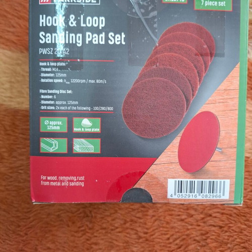 Polishing disc set new, 6 pieces, 125 mm diameter