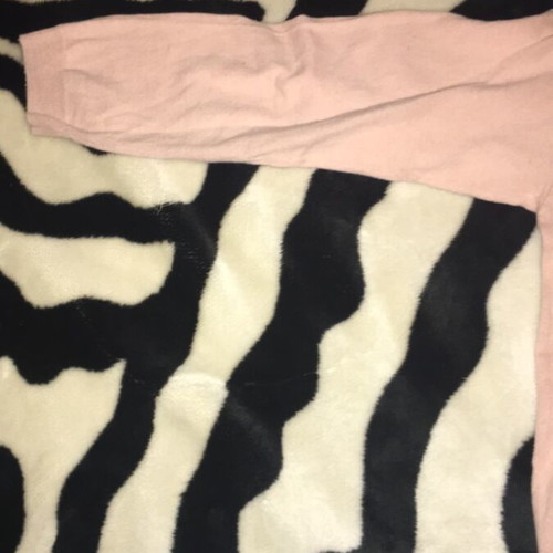 Φούτερ για κορίτσια H&M σαν καινούργιο, μπεζ με σχέδιο και πούλιες