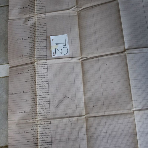 Original 1985 design for Pont Neuf wrapping by artist Christo