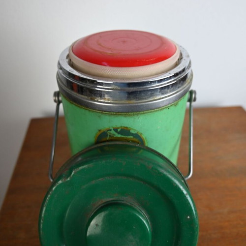 Vintage Diamond Tiffin Carrier used with Wooden Handle