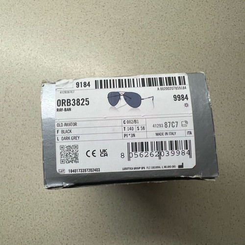 Ray-Ban ORB3835 sunglasses like new, black