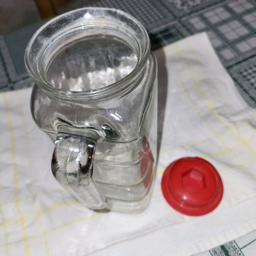 Glass Jug with Plastic Lid