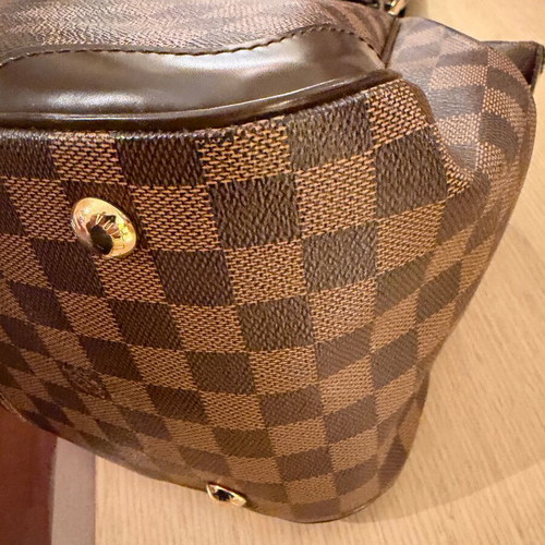 Louis Vuitton Verona mm τσάντα ώμου σαν καινούργιο, καφέ