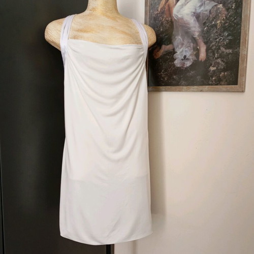ZigZag backless dress like new, size M, white