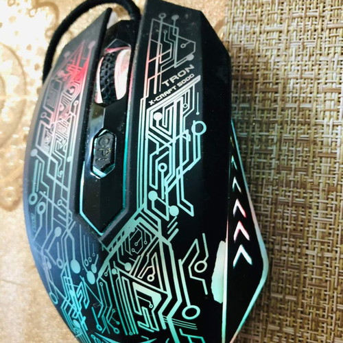 Alcatroz X-Craft Pro Tron 5000 used optical gaming mouse