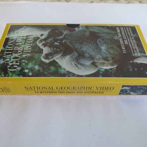 National Geographic VHS tape The mysteries of Australian animals dubbed, new