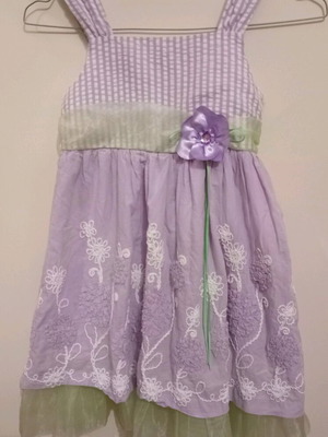Rare Editions girls dress like new, size 6, purple