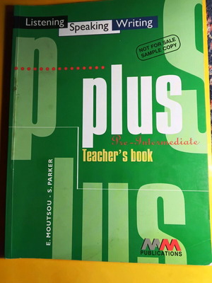 Plus Pre-Intermediate Teacher's Book like new, English