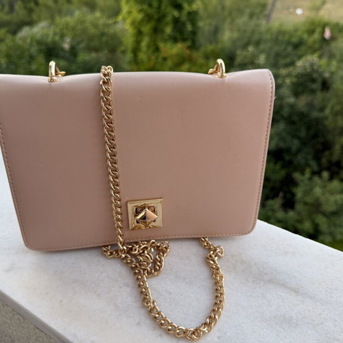 Pierro Accessories crossbody bag beige like new with chain