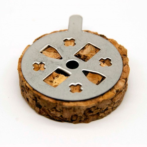 Round candle holders new from natural cork, pack of 10