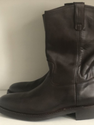 Sendra ανδρικές μπότες από γνήσιο δέρμα σε σκούρο καφέ, νούμερο 45