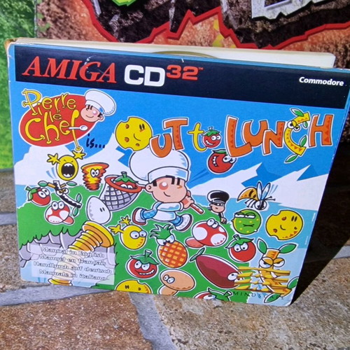 Pierre Le Chef Is Out to Lunch Commodore Amiga CD32 like new