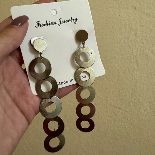 Silver earrings new without tags