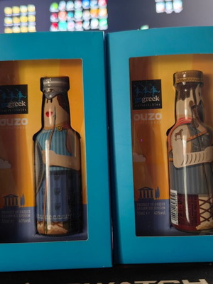 Ouzo 50ml new, packaged, 2 bottles