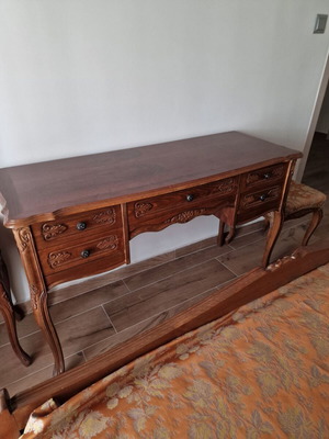 Dressing table with oak stool model Filippa like new