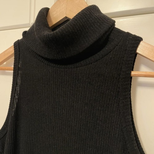BSB knitted turtleneck black mini dress like new