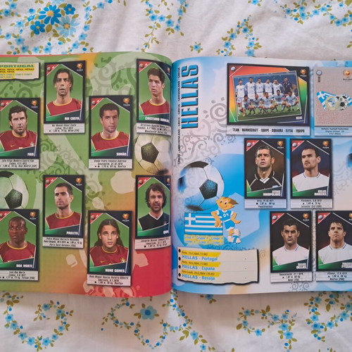 Euro Cup Panini football collections 1980-2020 album