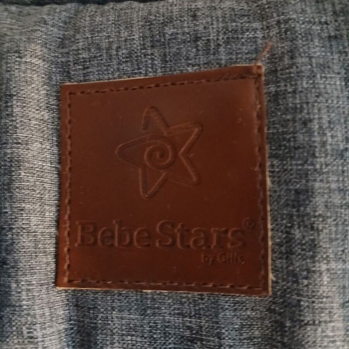 Bebe stars baby cot used with yellowing inside