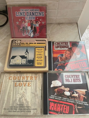 Country music CD μεταχειρισμένο, πακέτο 5 CD
