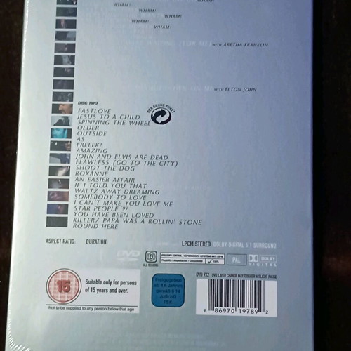 George Michael DVD new