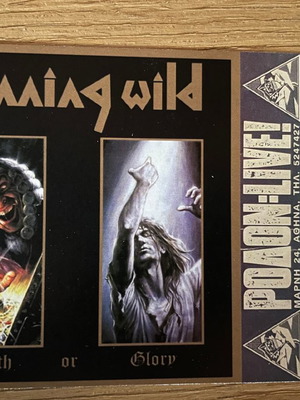 Running Wild Rodon 1990 postcard new fan made
