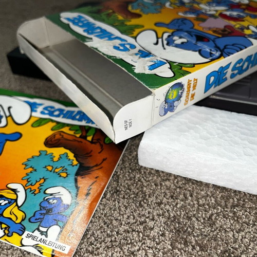 Nintendo NES game The Smurfs used with box and manuals