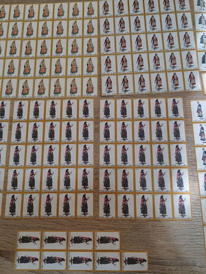 Vintage Greek Stamps National Costumes 1973-74 Unused Set