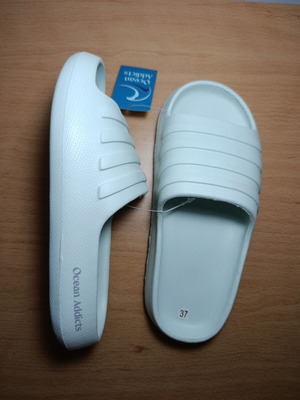 Ocean Addicts Slides slippers, size 37, white