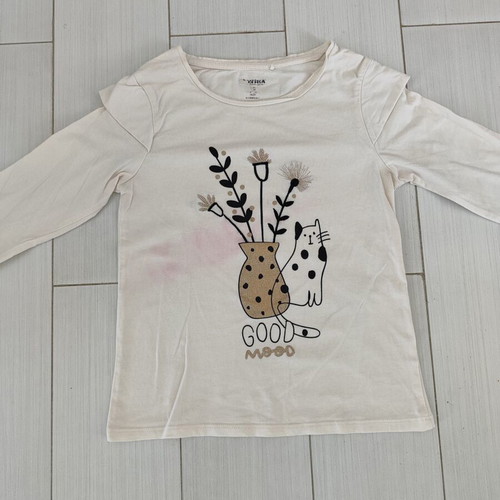 Long-sleeve T-shirts for girls size 10 like new, multicolor set of 7