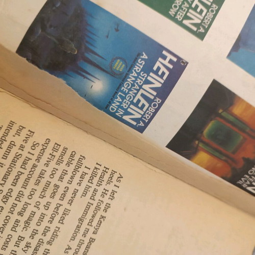 Asimov Foundation and Robert A. Heinlein Friday books used, old editions