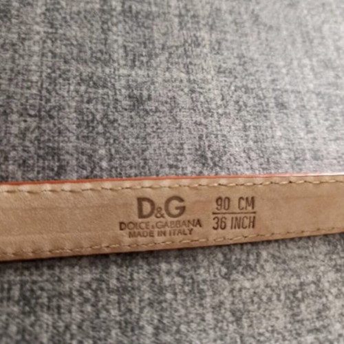 DOLCE & CABBANA - leather multicolored belt - 90cm