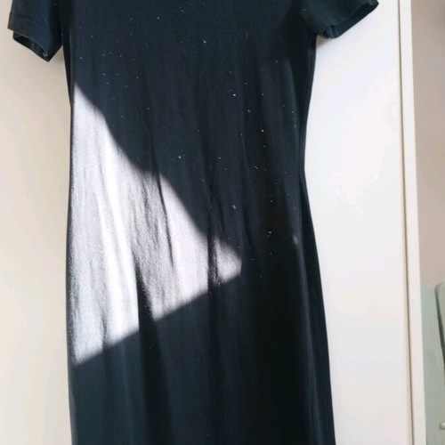 Rib short dress H&M black like new