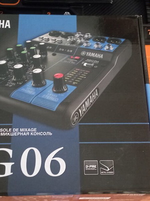 Yamaha MG06 6-channel audio mixer